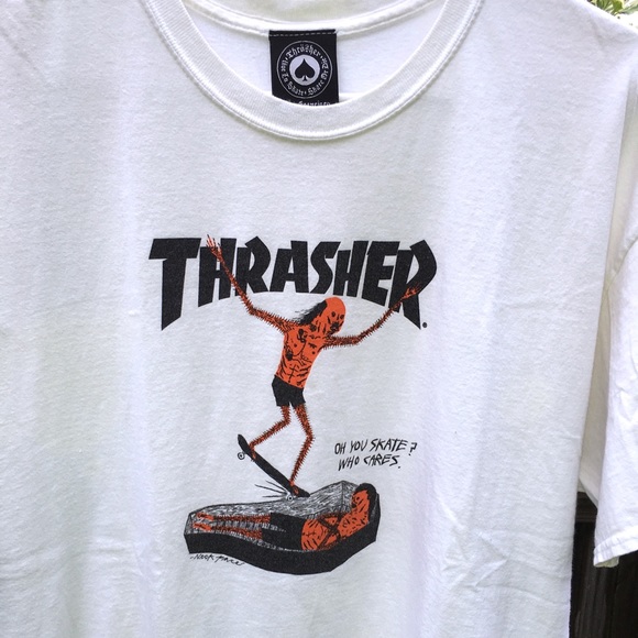 Thrasher Other - *SOLD* Thrasher Neck Face Tee